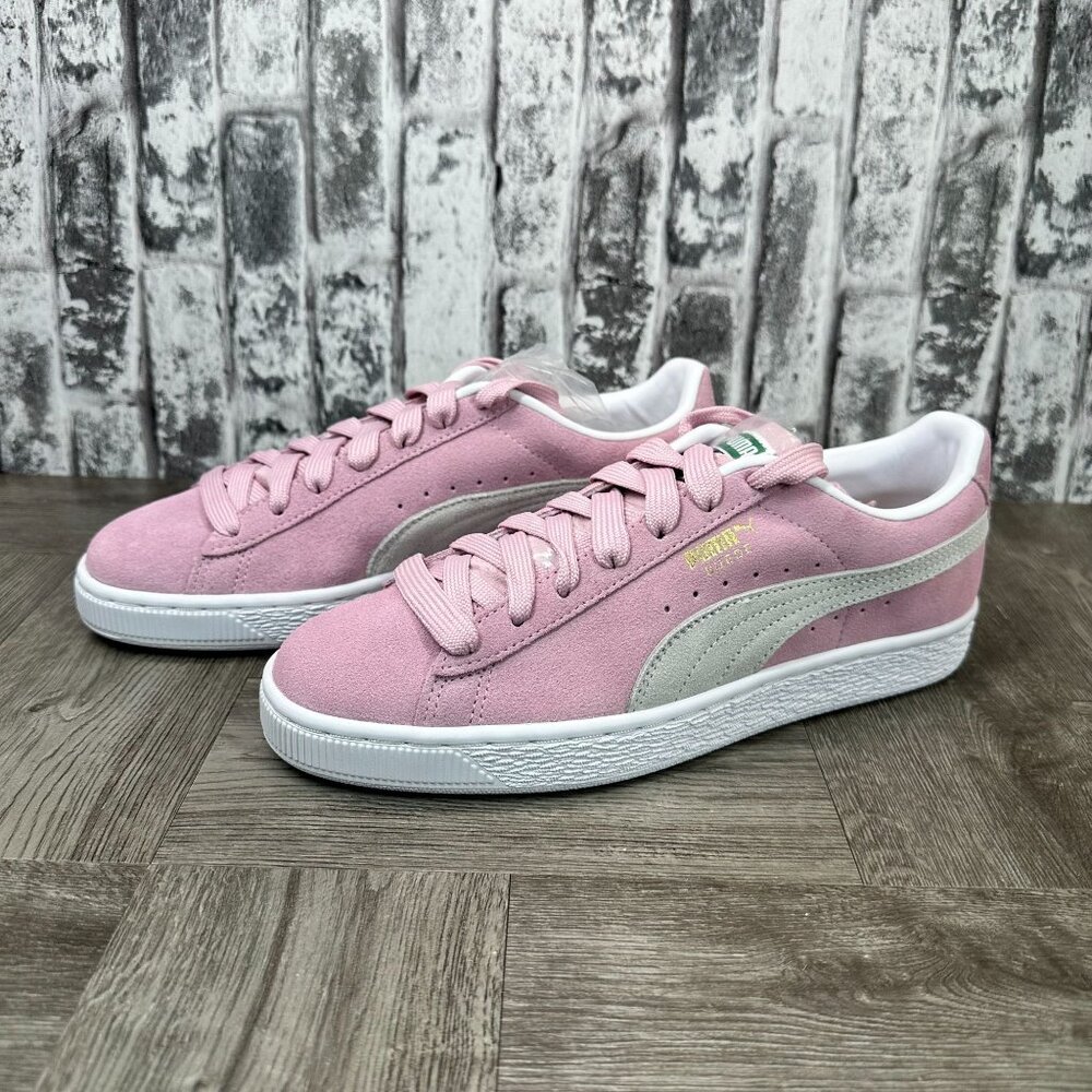 🌟🌟NIB AWESOME🌟🌟Puma Suede Classic XXI Jr Youth size 6.5y/Women size 8 Pink - Picture 5 of 9